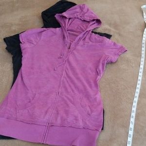 2 Cap Sleeved, SS, Lightweight Hoodies